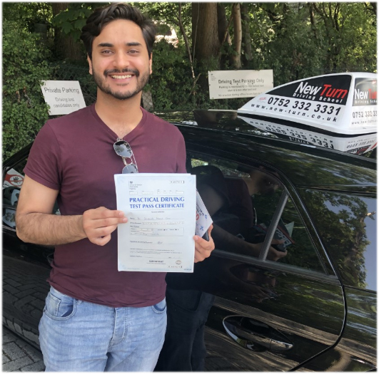 New Turn Driving School - Pupil Driving Test Pass Harrow